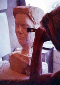Buste de M. Rabinovitch enfant sculpture